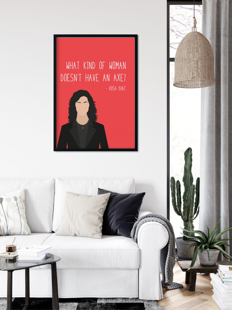 Rosa Diaz axe Quote Print Brooklyn Nine Nine Poster Etsy rosa-diaz-axe-quote-print-brooklyn-nine-nine-poster-etsy