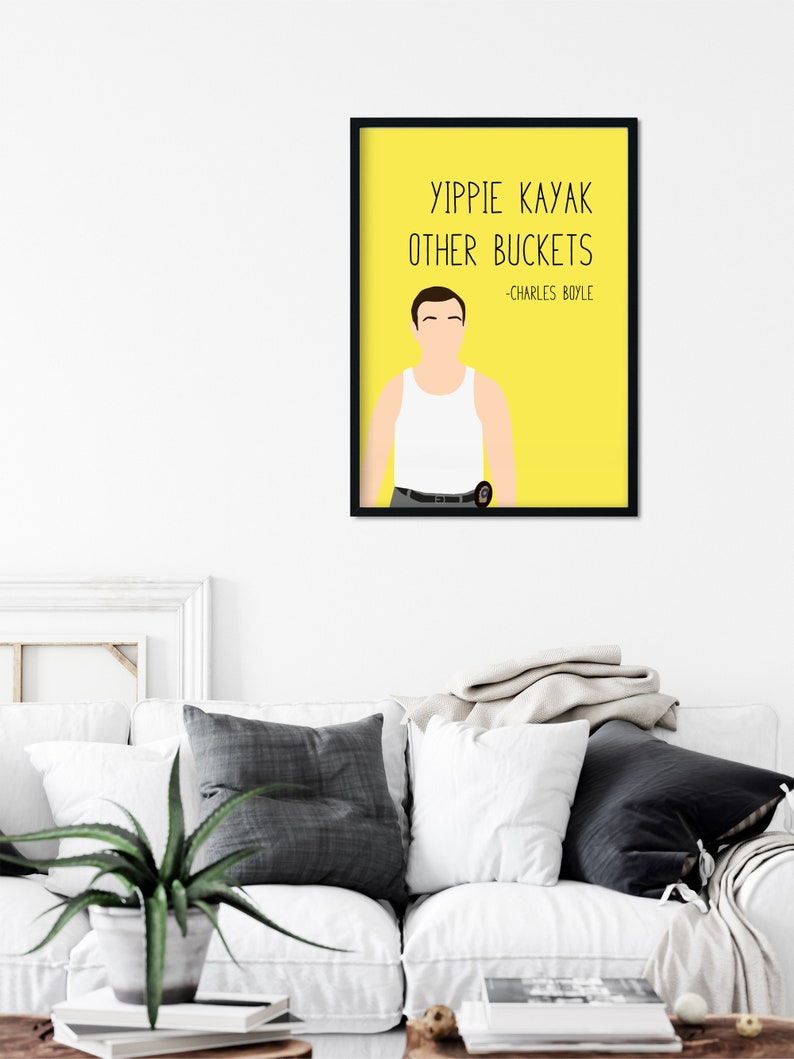 Charles Boyle Brooklyn Nine Nine Wall Art Yippie Kayak Etsy