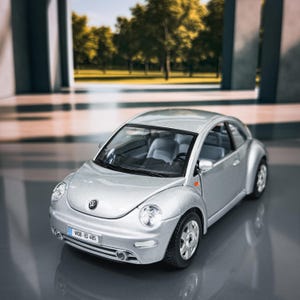 1998 Volkswagen New Beetle | Diecast Model Car | Vintage Model Car | Volkswagen Die cast | Scale 1:24 | Die-Cast Model | Gift