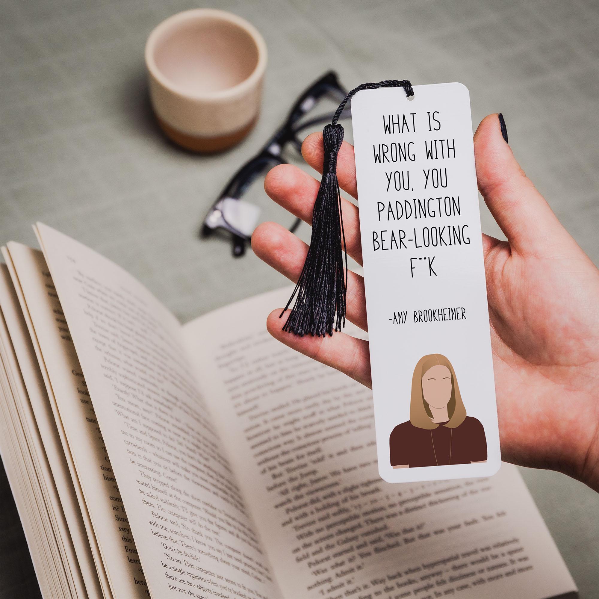 Amy Brookheimer Quote Bookmark | Veep Quotes | What's Wrong With You | Gift, image size:2000x2000