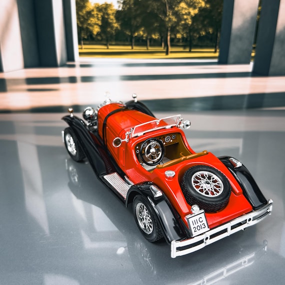 1928 Mercedes Benz SSK Vintage Diecast Model Car | 1:24 Scale - Etsy