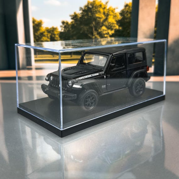 Jeep Rubicon ブラック ミニカー Toy 1:18 Jeep 2024 Rubicon Black Die-cast Full Open Model – STK