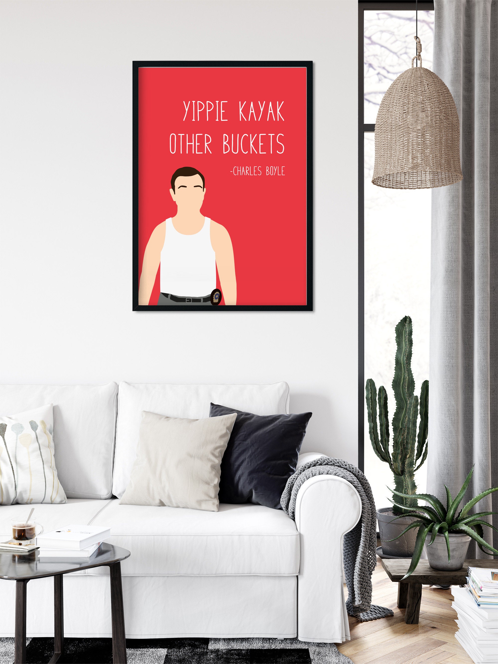 Charles Boyle Brooklyn Nine Nine Wall Art Yippie Kayak Etsy