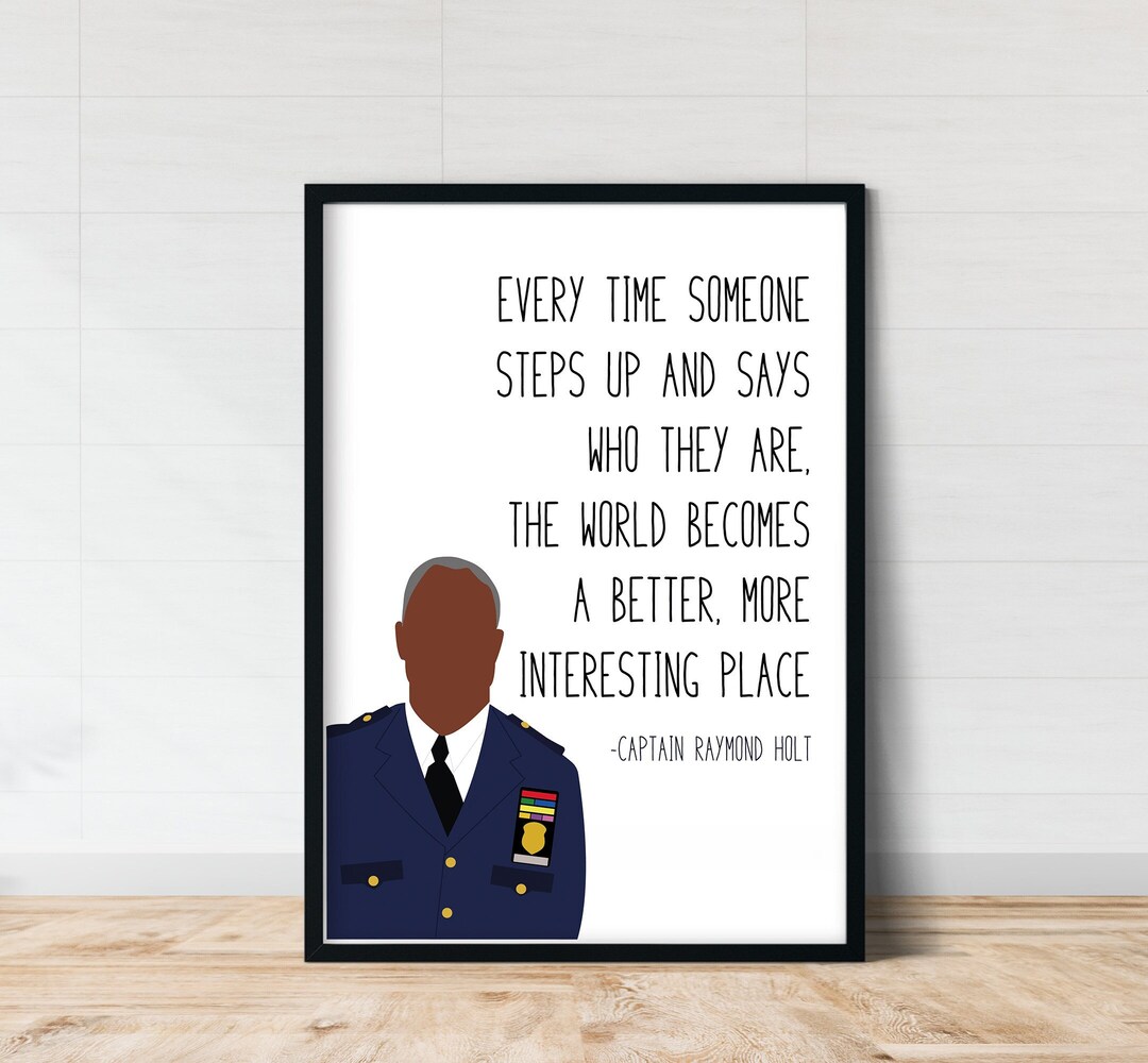 Brooklyn Nine-Nine Funny Christmas Card – Captain Raymond Holt Quote, TV Show Fan Gift