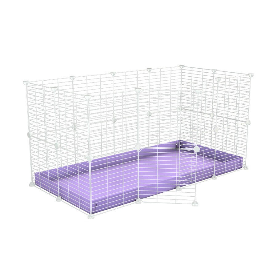 White Rabbit cage / Rabbit Run / C&C cage 4x2 w Modular grids Etsy