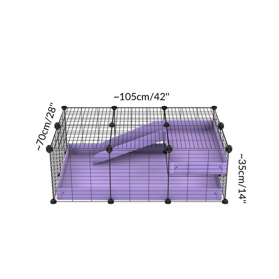 Spacious 3x2 Candc Guinea Pig Cage With Stand Safe 