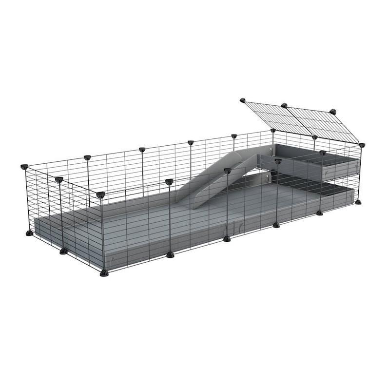 Guinea pig C&C cage 5x2 Loft Ramp Corrugated plastic image 1