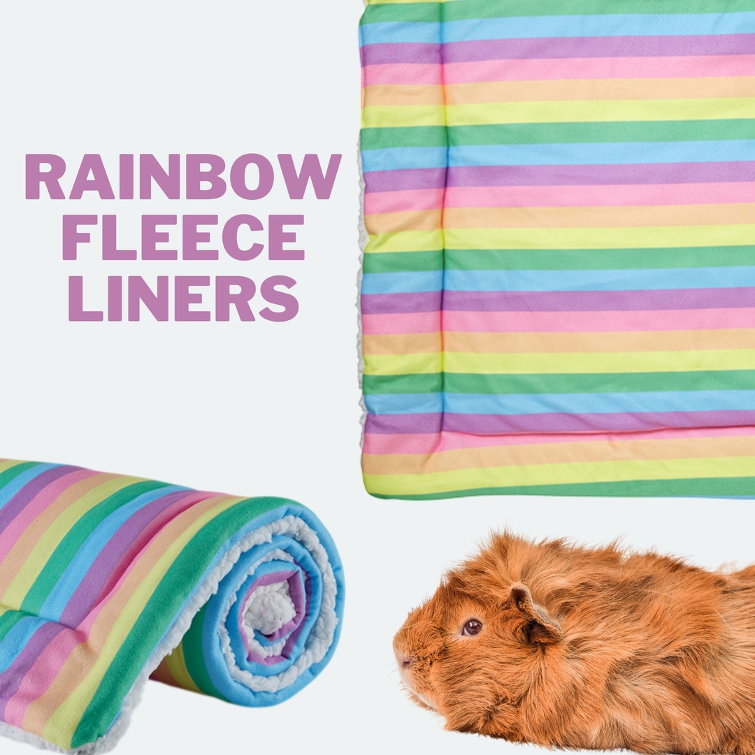 Premium Guinea Pig Fleece Liners for C&C Cages Ecofriendly, Absorbent