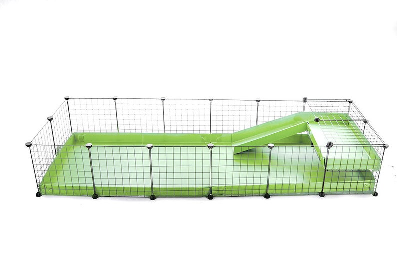 Guinea pig open cage C&C cage 6x2 Loft Ramp Corrugated Etsy