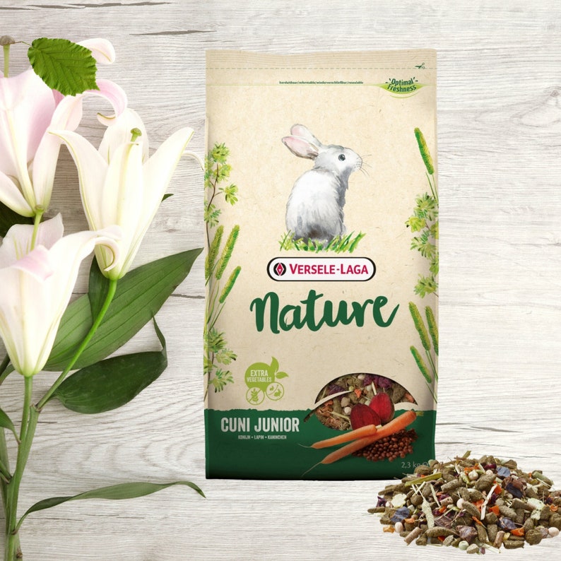 Baby Rabbit Food Natural Mix Complete Nutrition Grainfree Etsy