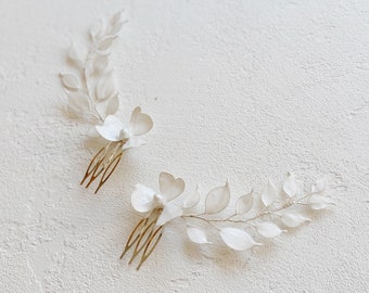 Braut Haarschmuck, Braut Haarteil, Hochzeit Zubehör, Haarschmuck für Hochzeit, Braut Haarnadeln, Blumen Haarnadel