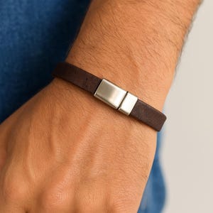 Portuguese Cork Bracelet: Vegan Leather with Magnetic Clasp