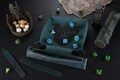 Dice tray and storage, Dungeons and Dragons Gift, Personalized dice rolling tray, leather rolling mat, Dice Storage, Christmas gift