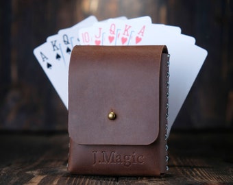 Playing Cards Case, Poker Cards Holder, Christmas Gifts, Gift For Him