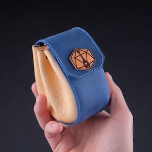 Custom Leather Dice Bag, Dice Pouch, Dice Storage, Handmade Dice bag
