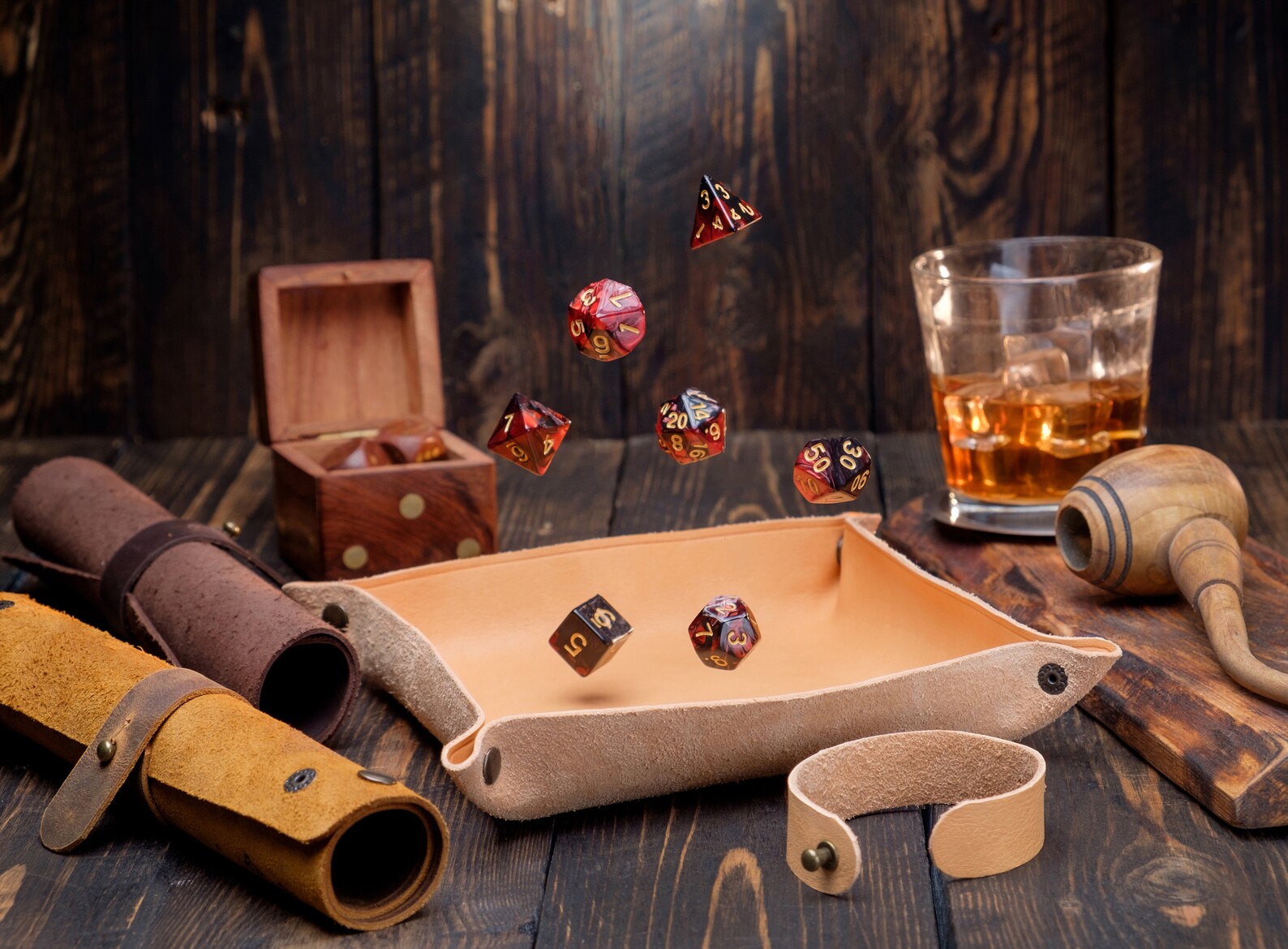 DND Gaming Dice Tray Dnd Dice Set Tray Collapsible Tray Board Etsy