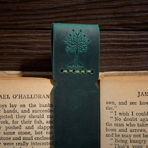 Custom Leather Bookmark, Cute Leather Bookmark, Personalized Bookmark, Gift for him, Christmas Gift