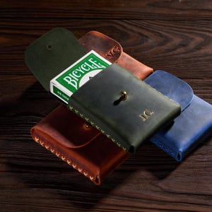 Porta carte da gioco, porta carte da poker, regali di Natale, regalo per lui
