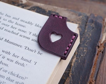 Custom Bookmark, Unique Leather Bookmark, Personalized Bookmark, Leather Bookmark, Bookworm Gift