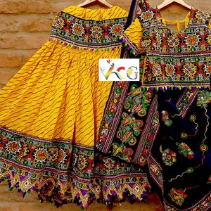 Navratri Lehenga Choli For Women Indian Traditional Garba Chaniya Choli Dandiya Lehenga Choli For Women Gujarati Lehenga Choli Indian Lehnga