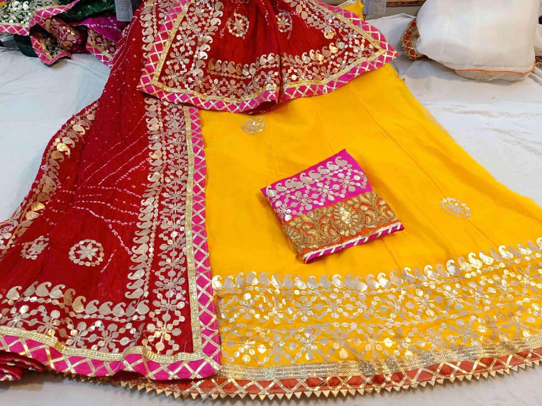 Rajasthani Sarees Lehenga Choli Fashion - Buy Rajasthani Sarees Lehenga  Choli Fashion online in India