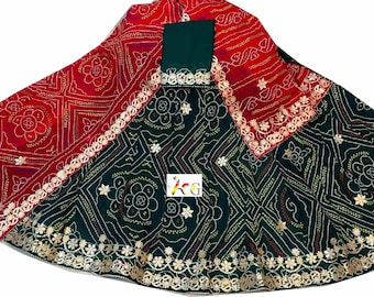 Navratri Georgette Lehenga Choli Für Frauen Rajasthani Chaniya Choli Indische Kleider Pailletten Arbeit Lehenga Dandiya Garba Speaical