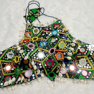 Real Mirror Work Blouse For Women Navratri Special Blouse Navratri Choli For Women Mirror Work Garba Blouse Navratri Chaniya Choli Blouse