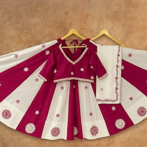 Navratri Lehenga Choli voor dames Garba Chaniya Choli voor dames Dandiya Lehenga Choli Indiase designer Chaniya Choli voor dames Navratri-outfit