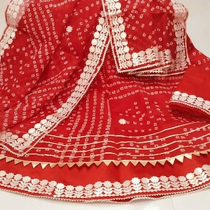 New Designer Rajasthani Jaipuri Kotta Doriya Heavy Bandhej Bandhani Chaniya Choli Party Wear Lehenga Choli