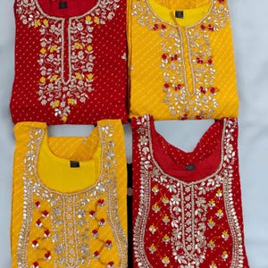 Bandhani Kurti Set
Navaratri Kurti
Gotta Patti Kaftan
Bandana Kurtas
Mirror Work Dress Women
Bandini Kurti
Shibori Kurta
Ajrakh Salwar Suit    Rajasthani Print Kurti
Short Mirror Kurti
Bandhani
Chowkhat
Bandhni Kurta