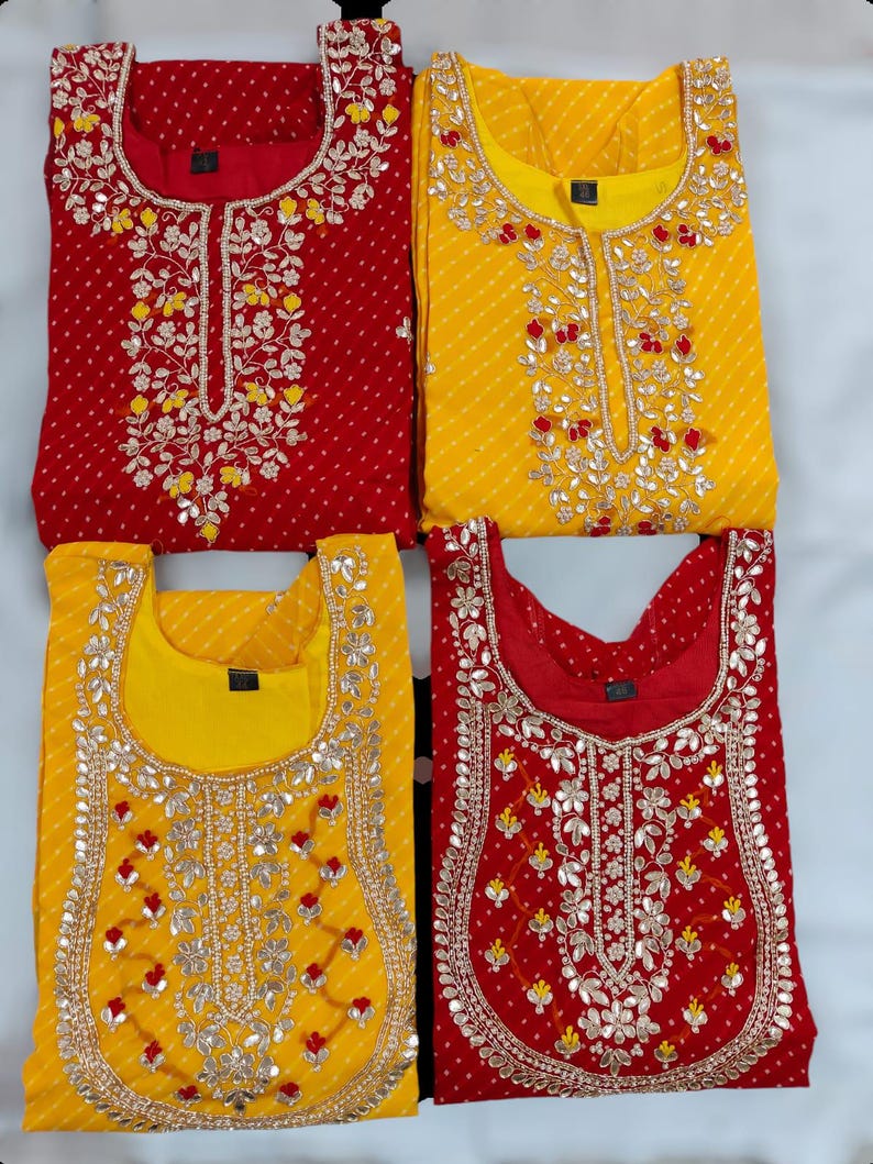 Bandhani Kurti Set
Navaratri Kurti
Gotta Patti Kaftan
Bandana Kurtas
Mirror Work Dress Women
Bandini Kurti
Shibori Kurta
Ajrakh Salwar Suit    Rajasthani Print Kurti
Short Mirror Kurti
Bandhani
Chowkhat
Bandhni Kurta