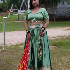 Navratri Lehenga Choli Voor Vrouwen Dandiya Lehenga Choli Garba Chaniya Choli Voor Vrouwen Indiase Traditionele Kleding Lehenga Choli Navratri-outfits
