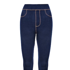 Fleece Lined Jeans Women Etsy UK