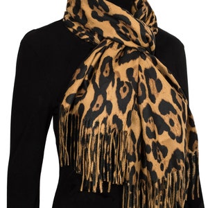 Leopard Print Scarf in 3 Colours, Create an Outfit, Super Soft, Versatile, Extra Large 70x200cm