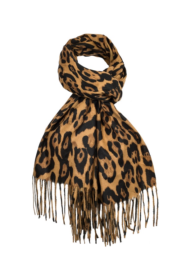 Leopard Print Scarf in 3 Colours, Create an Outfit, Super