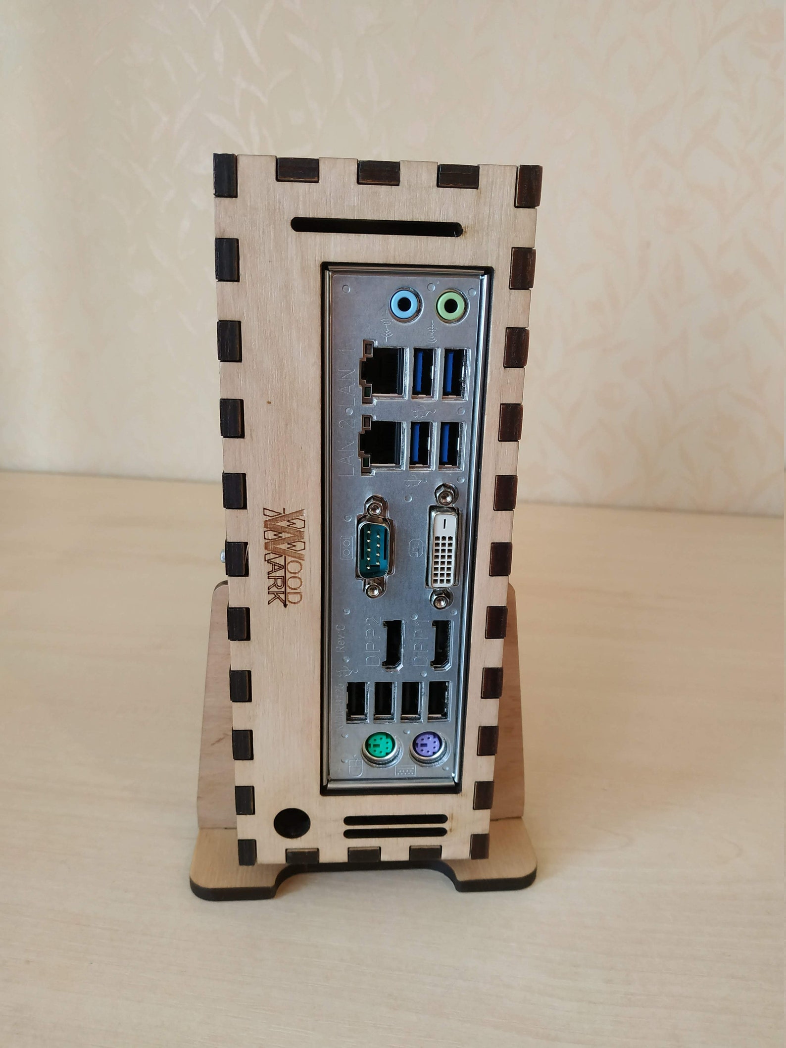WoodMark MiniITX computer case made of wood plywood Etsy