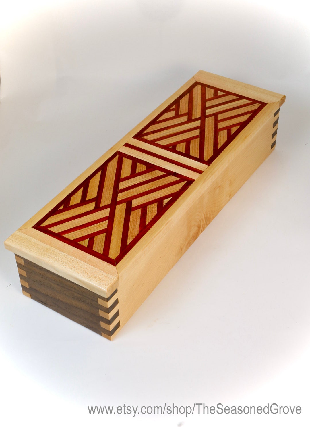 Handmade Wood Storage Box for Knitting Needles Crochet Hooks. Etsy