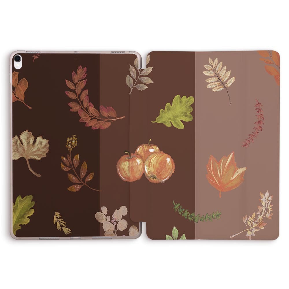 IPad Case cute autumn fall aesthetic leaf apple pattern kawaii Etsy