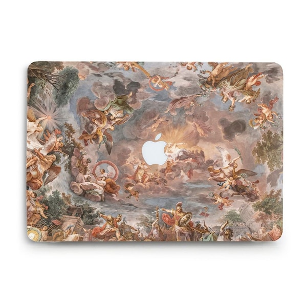 Macbook case Aesthetic Art Vintage Painting case for Macbook Air 13 Pro 13 16 14 M2 M1 2023 15 12 Renaissance Angels Christian Trendy cover