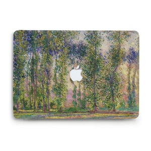 Macbook case Monet Aesthetic Vintage Art case for Macbook Air 13 Pro 13 M2 M1 16 14 15 12&quot; Painting Nature Trees Retro Claude Monet cover
