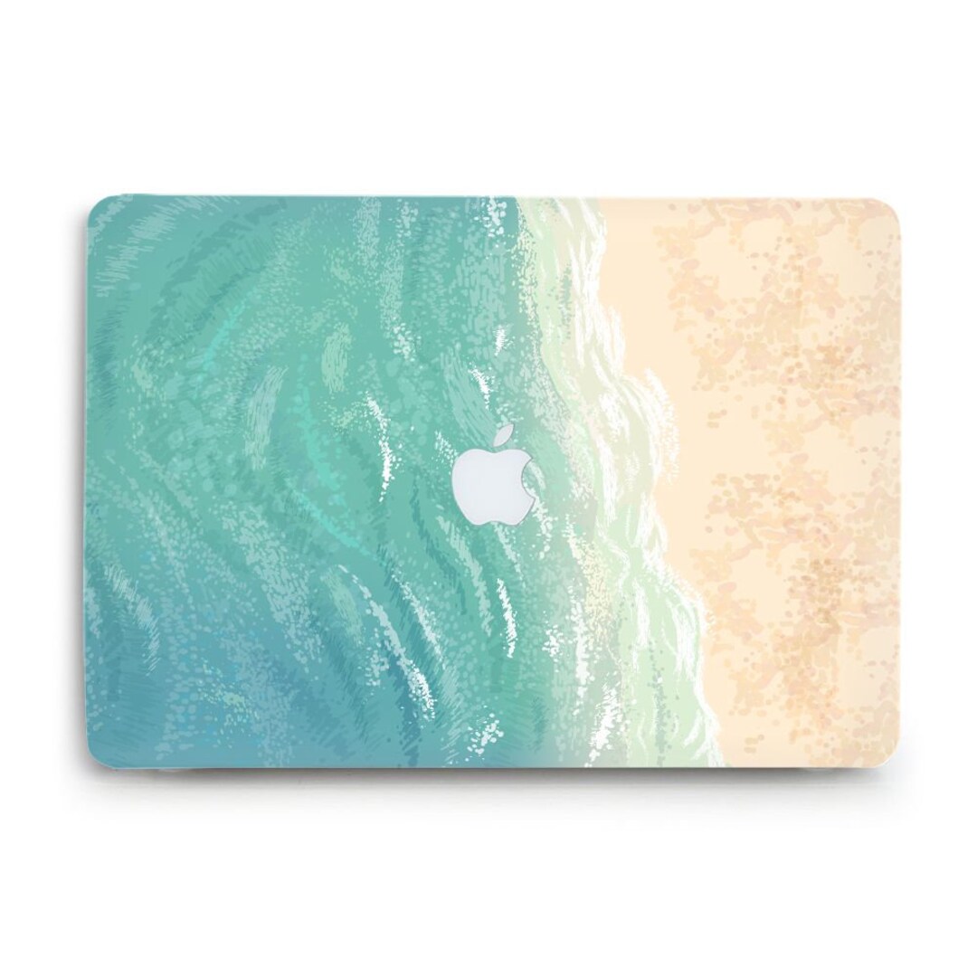 MacBook Case Ocean Aesthetic Beach Pastel Case for MacBook Air 13 Pro ...