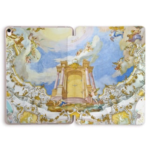 iPad case Aesthetic Art Vintage Painting for iPad 10th 10.2 Air 5 10.9 Pro 11 12.9 10.5 9.7 Mini 6 Renaissance Style Angels Christian cover