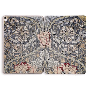 iPad case Vintage Art Aesthetic Floral case for iPad 10th 10.2 Air 5 Pro 11 12.9 10.5 9.7 Mini 6 William Morris Pattern Retro Flowers cover