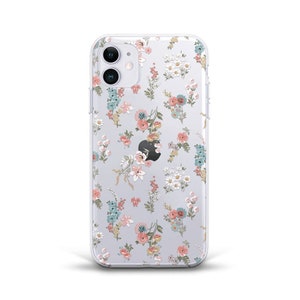iPhone case Aesthetic Flowers Cute Floral case for iPhone 14 13 12 11 Pro Max XR Pixel 7 Samsung s22 for Girls Kawaii Trendy Design cover