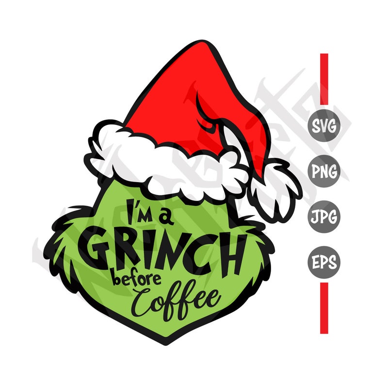 Download Grinch Before Coffee Christmas Movie Sticker svg Holiday ...