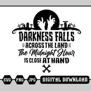 Thriller Lyrics | Halloween Quote svg | Digital Svg | Sticker svg | Scary svg | Vintage svg | Thriller svg | Graveyard svg | Unisex Tee svg