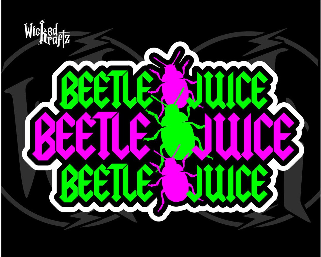 Beetlejuice Beetlejuice SVG Cut Files 80s Movie Design Halloween SVG