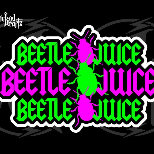 BeetleJuice | Beetlejuice SVG | Cut Files | 80s Movie Design | Halloween SVG | Digital Download | Halloween Classic | Never Trust the Living