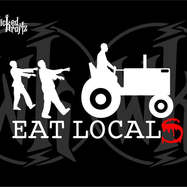 Eat Locals SVG | Halloween svg | Freddy Krueger | Digital Svg | Sticker svg | Scary svg | Vintage svg |  funny svg | zombies svg