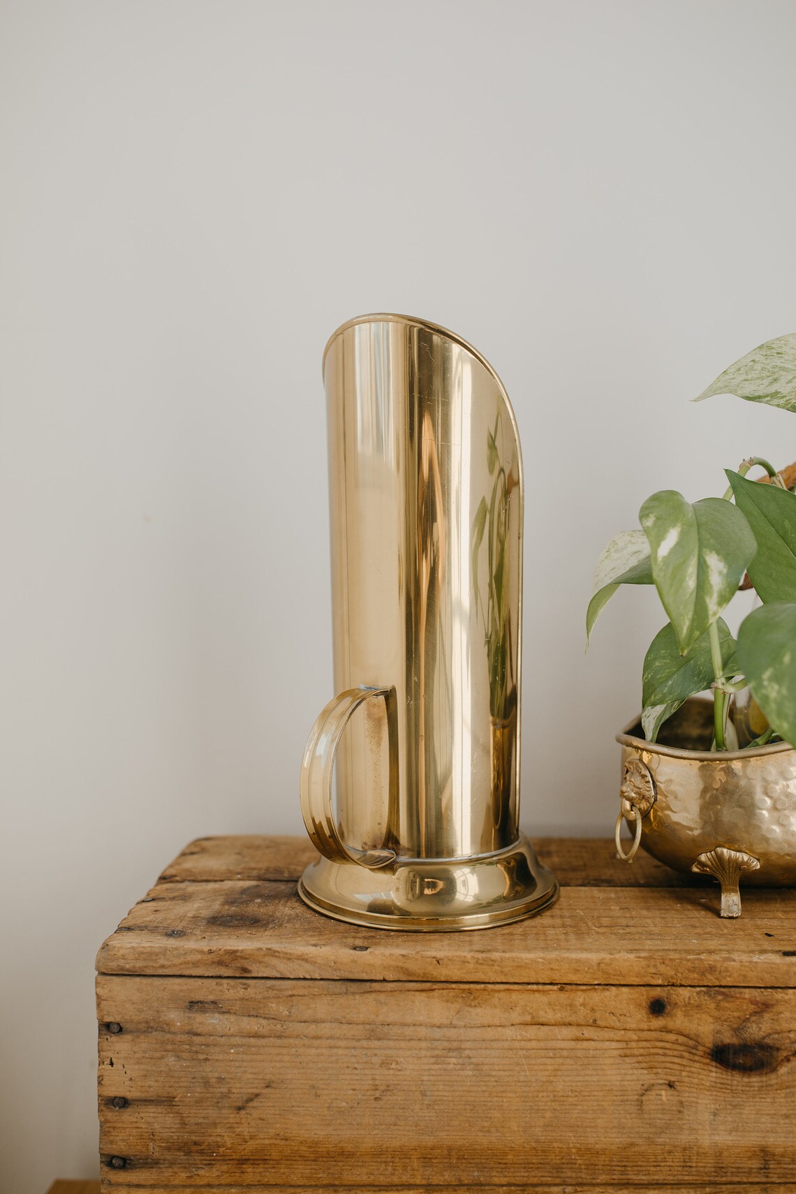 Brass walking candle holder candle lamp handle candlestick Etsy